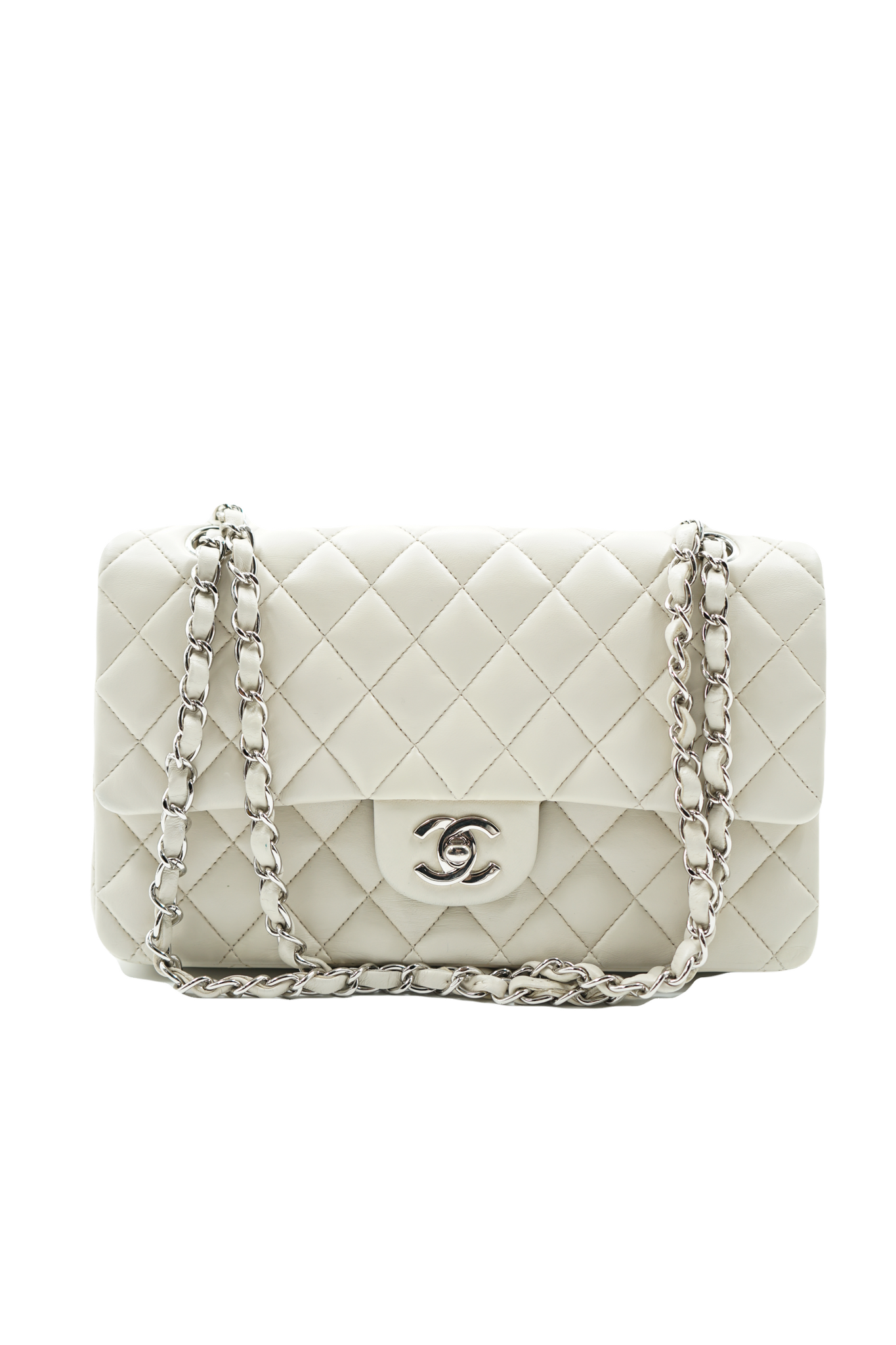 Chanel ivory medium double flap bag – thevintageseasons